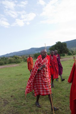 Kenya Masai erkeklerde çerçevesi