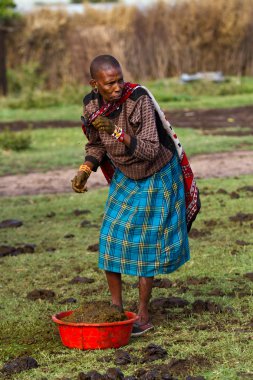 Kenya Masai kadın