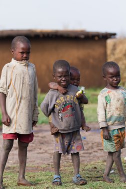 Kenya masai çocuklar