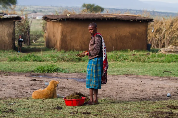 Keniaanse maasai vrouw — Stockfoto