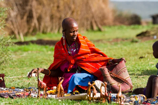 Kenyan masai people — Stock Photo, Image
