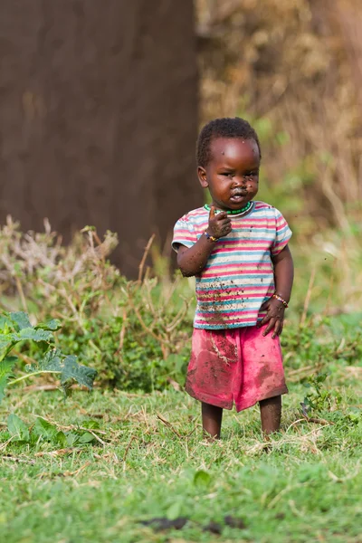 Kenyai maszáj gyerek — Stock Fotó