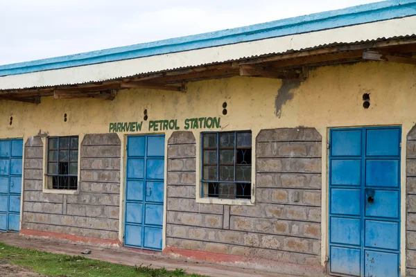 Petrol station in kenyan village — Stock Photo, Image