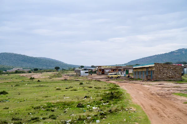 Petrol station in kenyan village — Stock Photo, Image