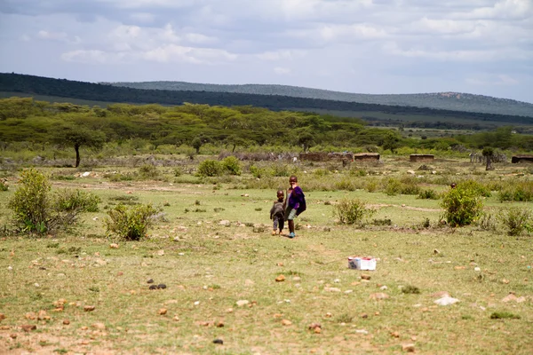 Kényan masai enfants — Photo