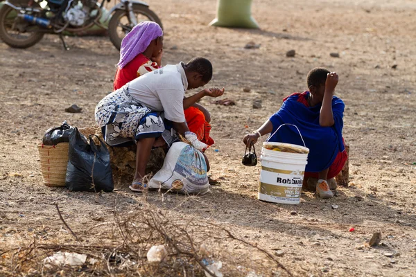 Masai kabile insanlar — Stok fotoğraf