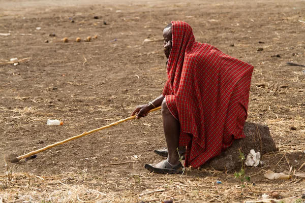 Masai tribal man — Stockfoto