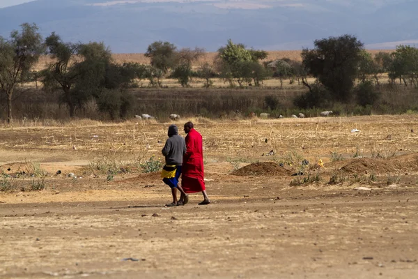 Popolo tribale Masai — Foto Stock
