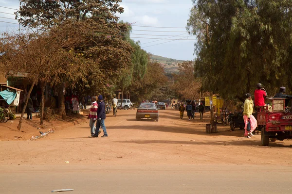 Tanzanian people on the street — Stock Photo, Image