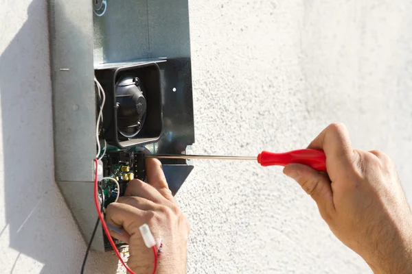 Elektriker fastställande utrustning — Stockfoto