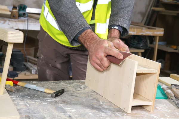 Male joiner working — Stock Photo, Image