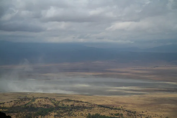 Нгоронгоро збереження області краєвид — стокове фото