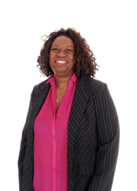 Afro-Amerikan kadın portresi.   