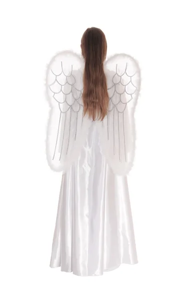 Angel standing from back 1. — Stock Photo, Image