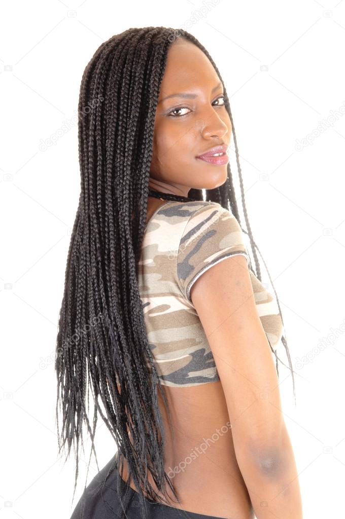 Portrait of black woman.