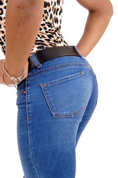 Closeup of woman's butt in profile. — Stock Photo, Image