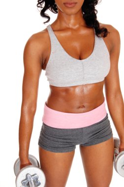 Portre resim kadın orta bölümünün.