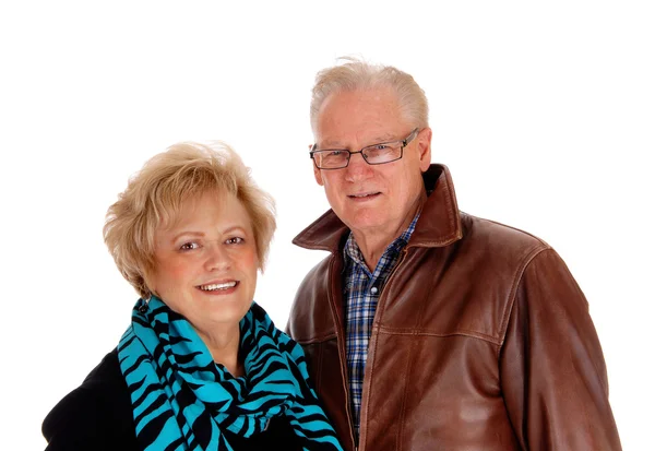 Lovely older couple in closeup. — Stock Photo, Image