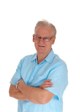 Üst düzey adam kollarını ile ayakta geçti.