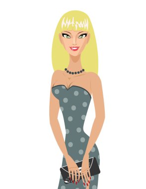 Güzel gülümseyen kız