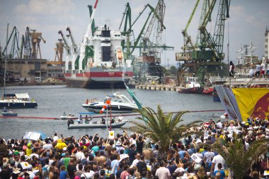 Varna - 2 Temmuz: Bir rakip doğaçlama bir uçak atlama ben