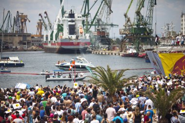 Varna - 2 Temmuz: Bir rakip doğaçlama bir uçak atlama ben