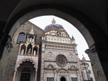 Colleoni Şapel, Citta Alta Bergamo, Lombardy, İtalya