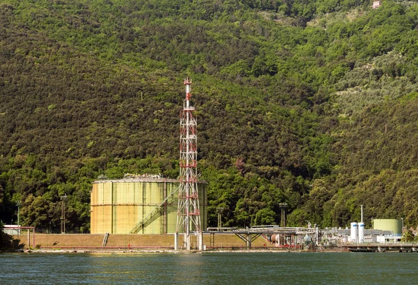 Ambiente de depósitos de petróleo e gás Fotografia De Stock