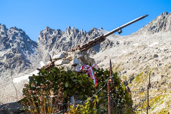 Prima guerra mondiale in adamello — Foto Stock