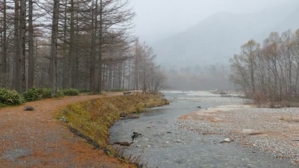 Parco nazionale kamikochi — Video Stock