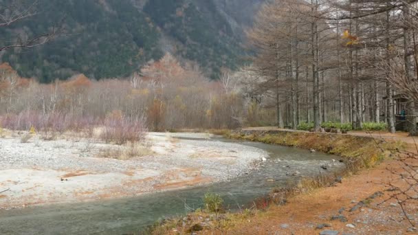 Kamikochi nationalpark — Stockvideo