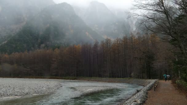 Parco nazionale kamikochi — Video Stock