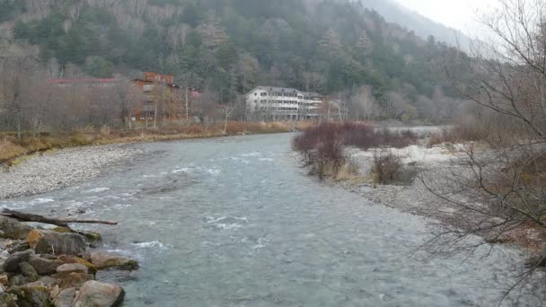 Національний парк Norikura Гористій місцевості — стокове відео