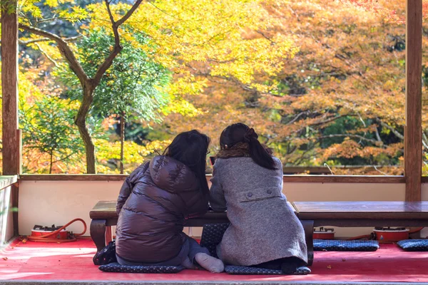 Kyoto, japan - 16. nov 2013: ein pavillon in jingo-ji, japan. Jein. — Stockfoto