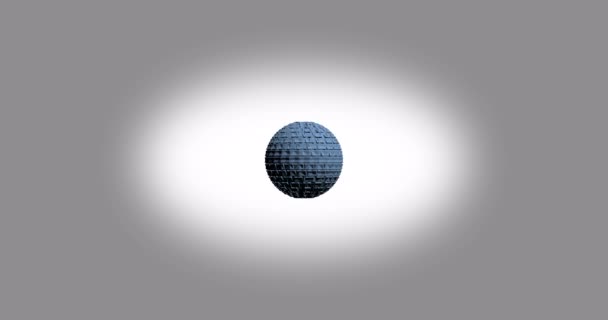 Rendement 3d de basse poly beau cercle de couleur avec la structure chaotique 