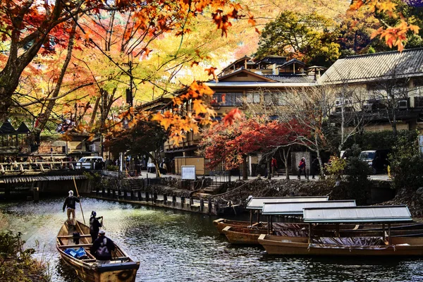 Imageing av hösten seasnon i Arashiyama, Japan — Stockfoto