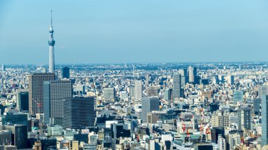 Tokyo şehir yaz aylarında tam viw