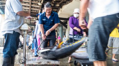 Balıkçı tekneleri dayalı Chenggong balıkçılık liman kaldırmak balıkçılık goo