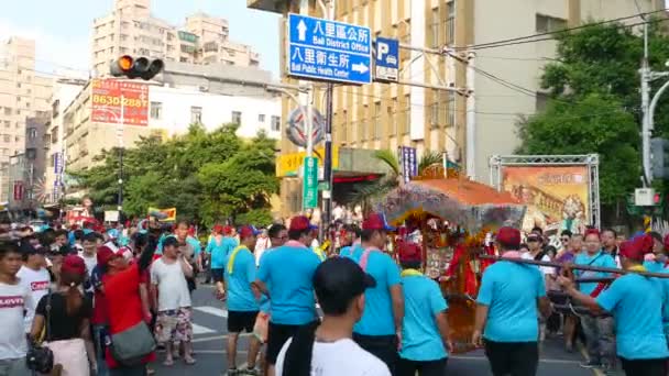 Kuan rund um das Gebiet, bali, neue taipei-Stadt, taiwan — Stockvideo