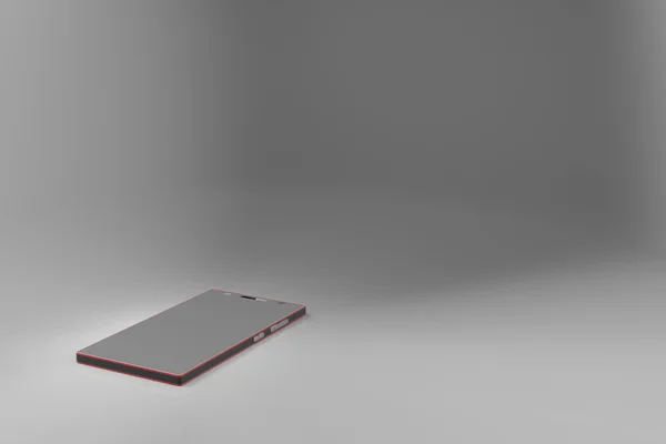Akıllı telefon doku 3D render — Stok fotoğraf