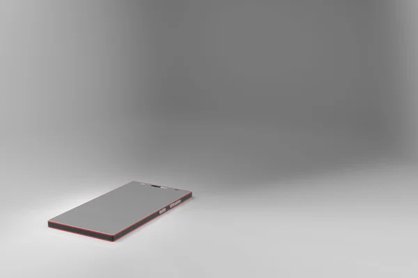 Akıllı telefon doku 3D render — Stok fotoğraf