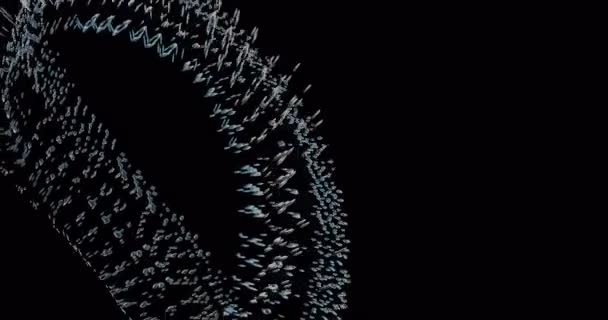 Eau bleue éclaboussure isolée avec fond noir 