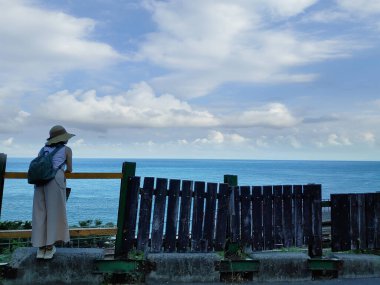 Duoliang İstasyonu 'ndaki kız Tayvan' ın en güzel istasyonu.