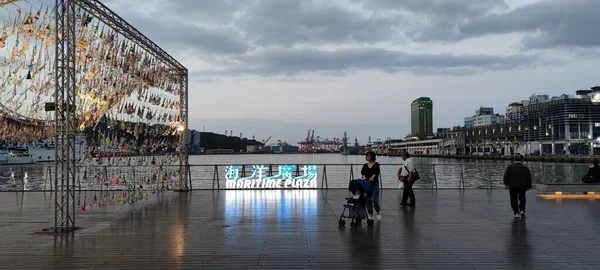 Keelung Night Market Taiwan Apr 2021 Beautiful Keelung Night Market — Stock Photo, Image