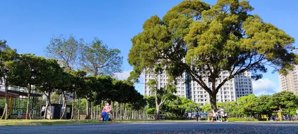 Linkou Sports Park Taiwan Apr 2021 Beautiful Sports Park Beautiful — Stock Photo, Image