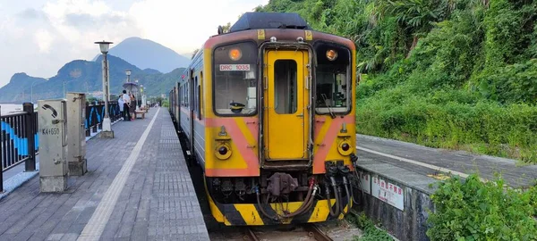 Keelung Tchaj Wan Srpna 2021 Krajina Badouzi Nádraží Keelung City — Stock fotografie