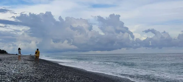 台湾万丽曼波海滩 2021年8月30日 台湾万丽曼波海滩 — 图库照片