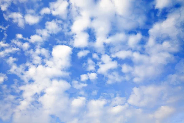 Ciel bleu avec gros plan nuage — Photo