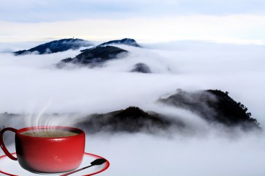 3D render fincan kahve