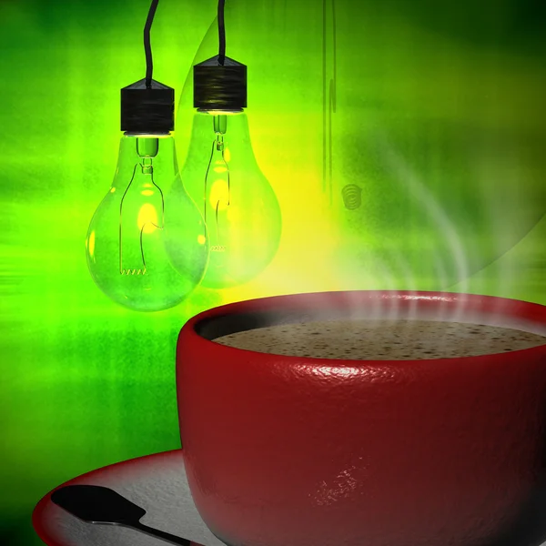 3D rendering φλιτζάνι καφέ — Φωτογραφία Αρχείου